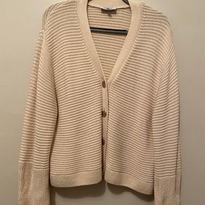 & other stories button front cardi